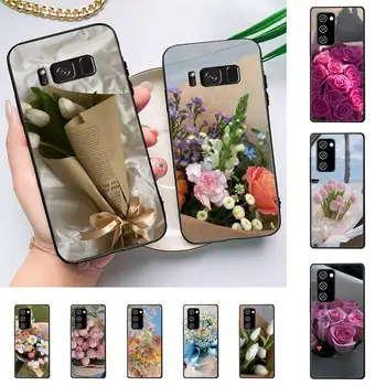Калъф за телефон Bouquet за Samsung A51 A30s A52 A71 A12 за Huawei Honor 10i за OPPO vivo Y11 калъф