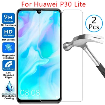 протектор на екрана от закалено стъкло за huawei p30 lite калъф за p30lite p 30 30p лека защитна чанта за телефон аксесоари
