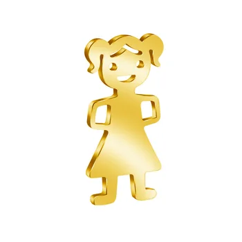 100% Неръждаема Стомана За Момчета и Момичета Празен Чар, За Гравиране Златен/Сребърен Цвят Метална Детска Семеен Етикет Огледално Полиране на Едро за Продажба на 20 броя Изображение 2