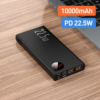 Power Bank 10000 ма 22,5 W PD Бързо Зареждане на Powerbank Лаптоп Батерия Бързо Зареждане За iPhone 13 ПоверБанк