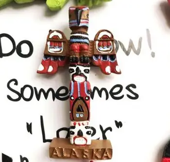 Специален туристически сувенири хладилник Аляска