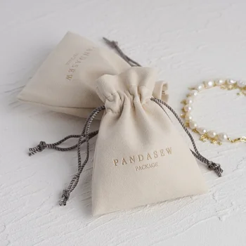 Чанта Drawstring торбичка за подарък Чанта Бижута Микрофибър PandaSew Изработени По поръчка обгръщащ