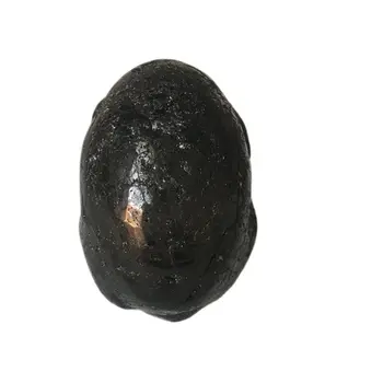 Натурален черен турмалиновый череп за продажба Камъни и кристали за декорация на дома, декоративни кристален череп Изображение 2