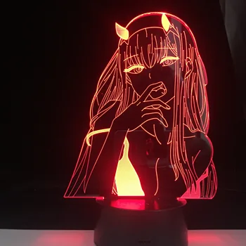 YUMEKO JABAMI LED АНИМЕ ЛАМПА KAKEGURUI 3D Led 7 Цвята Лампа Японски Аниме Дистанционно Управление Базова Настолна Лампа Коледен Подарък Изображение 2