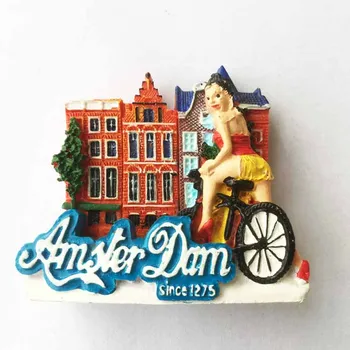 Кормило кралство Холандия Амстердам Сувенир, на Магнитен стикер стикер