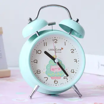 Прекрасен Прасе alarm clock Творчески Светлинна нощна светлина Настолни Будилници за Украса на Детска Стая е Чудесен Подарък Изображение 2