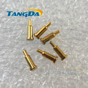 Tangda 1000 бр 2*6 мм D 2*6 пружинен сонда тест пин печатна платка Сильноточный Ръководство щифт инсталационния пин Пого пин конектор за зарядно A.