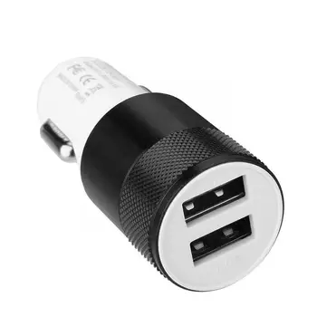 Черен Автомобил Mini Dual USB Зарядно Устройство за Бързо Зареждане на Мини Запалката Жак Зарядно Устройство За Телефони, Фотоапарати Универсален Автомобилен Аксесоар V9U3