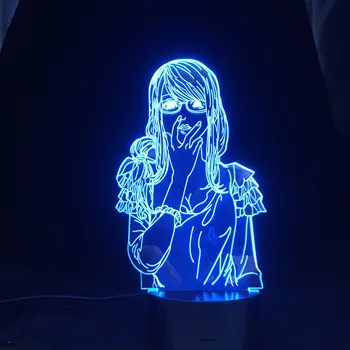 Rize Kamishiro Аниме Лампа Токио Гюл 3D АНИМЕ ЛАМПА Ночники 16 Цвята Промяна Лампара Дропшиппинг най-Добрият Избор на Доставчик