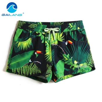 Gailang Маркови Дамски къси панталони стил боксьор Дамски Бански Бански костюми, плажни шорти ежедневни бързо съхнещи бански шорти плажни шорти