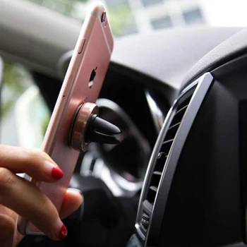 През цялата Магнитен Кола За Телефон, Универсален Магнитен Държач, Скоба за отдушник, Скоба, Мобилни GPS Поддръжка за iPhone Xiaomi Huawei Samsung Изображение 2