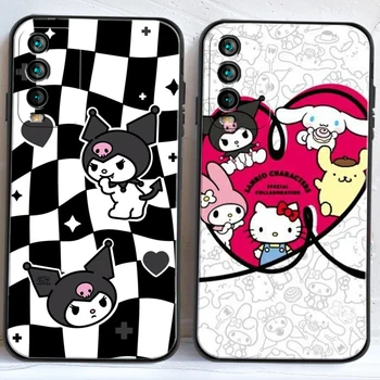 Калъфи за телефони Hello Kitty Kuromi за Xiaomi Redmi Note 9 Pro 9A 9T 8A 8 2021 7 8 Pro Note 8 9 9T делото Carcasa на Корпуса Изображение 2