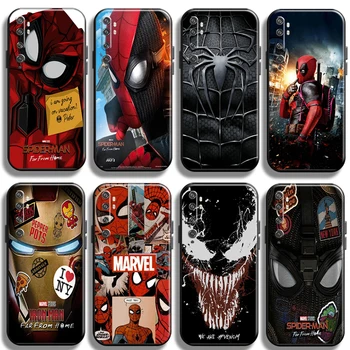 Marvel Spiderman Железния Човек За Xiaomi Mi CC9 Mi CC9e Mi CC9 Pro Калъф За Телефон Пълна Защита под Формата На Миди Течен Силиций Делото Калъф
