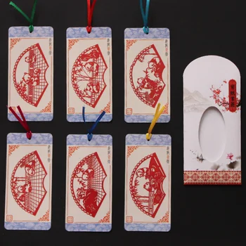 Китайски Стил с Ръчно изработени Изрязани от Хартия Художествени Отметки Студентски Един Детски Подарък Китайската Традиционна Култура Papel De Arroz Ноември Изображение 2
