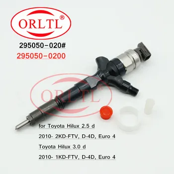 Инжектор ORLT Origina 295050-0200 (2950500200) 295050-020 # 295050 0200 За Toyota Euro 4 Hilux 3.0 d 2010 - 1KD-FTV, D-4D,