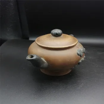 Yixing истински чайник от червена глина известния полуавтоматични чайник една антична колекция декорация на дома Изображение 2