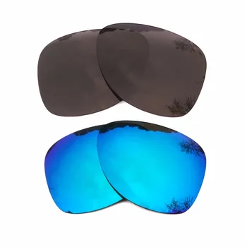 Черни и Льдисто-сини Огледални Поляризирани Сменяеми Лещи за Crosshair 2012 Frame 100% UVA и UVB