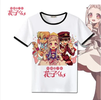 Нова Аниме тениска за cosplay Jibaku Shounen Hanako-kun в стила аниме, мъжки t-shirt Nene Yashiro, Блузи с Къс ръкав, Тениска