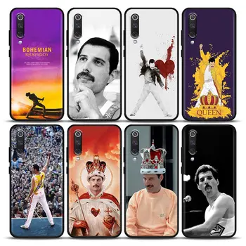 Калъф за мобилен телефон Queen Freddie Mercury Singer за Xiaomi Mi A2 8 9 SE 9T 10 10T 10S CC9 E Note 10 Lite Pro 5G Мек силикон