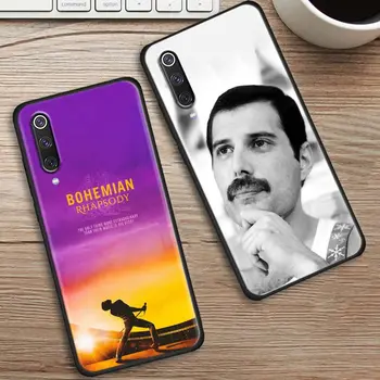 Калъф за мобилен телефон Queen Freddie Mercury Singer за Xiaomi Mi A2 8 9 SE 9T 10 10T 10S CC9 E Note 10 Lite Pro 5G Мек силикон Изображение 2