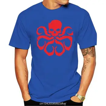 Иконата на Тениската на Hydra - Червен Мъжки Дамски Ежедневни Тениска с Къс ръкав и кръгло деколте