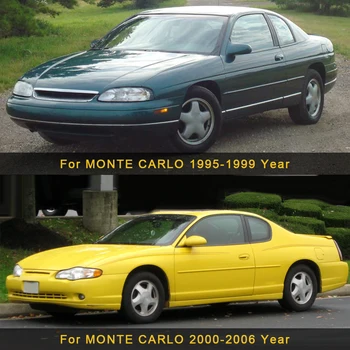 За Chevrolet Monte Carlo 1995-2006 Auto Черно Оцветени Козирка На Страничните Прозорци На Автомобила Защита На Вентилационна (Противовакуумна) Канална Навес За Подслон Защита От Дъжд Врата Козирка Изображение 2