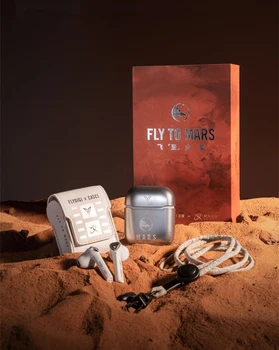 FlyDiGi X1 Fly To Mars Настоящите Безжични Bluetooth Слушалки Aerospace Edition С ниско закъснение TWS намаляване на шума Soprt Слот за Слушалки