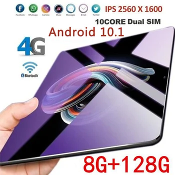 Надеждни електронни таблети tablet 10 инча Android 10,1 Wifi 4G 8 + 128G pad