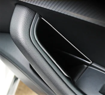 4 бр. ABS Автомобилна Врата копчето Подлакътник Кутия Контейнер Органайзер За Съхранение на Тава Жабката За Audi A4 B9 2016 2017