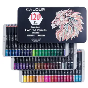 Рисуване С Цветни Моливи Цветни Моливи За Възрастни За Оцветяване 120 Опаковка Цветни Моливи Художественото Рисуване, Моливи За Художници Деца