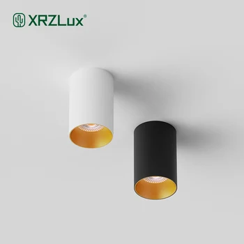 XRZLux Повърхностен Монтаж на Цилиндрична Led Лампа COB Downlight 10 W С Антирефлексно покритие Тавана Лампа Хирургична Лампа За Дневна Кухня Спалня