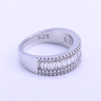 Нов дизайн, хит на продажбите, Т-образен пръстен с цирконием, популярно в Европа и Америка, висококачествено пръстен за любителите на едро. Изображение 2