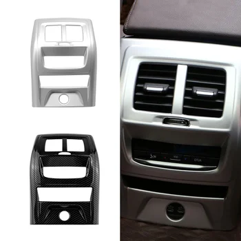 ABS Хромирана Автомобилна Заден Климатик Ac Вентилационна Изход Рамка Тампон Стикер на Кутията за BMW X3 G01 X4 G02 2018 - 2022 Аксесоари Изображение 2