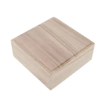 Начало Декоративна Дървена Кутия За Съхранение На Сандъка Многофункционална Организация