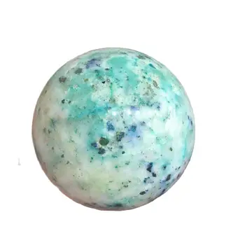 полирани кристални сфери на скъпоценен камък естествен кварц зелен бял Камък Феникс кристална топка за заздравяване на Рейки
