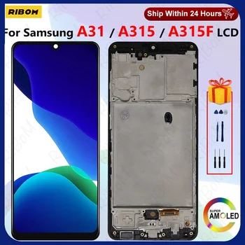 Нов Samsung Galaxy A31 LCD дисплей A315F Сензорен Екран За Samsung A315 SM-A315F/DS LCD Дигитайзер SM-A315G Резервни Части