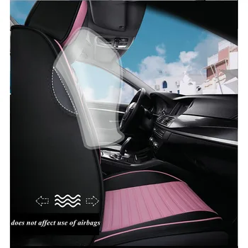 Предни + Задни Калъф за авто седалка bmw серия 3 E90 F30 G20 E36 Compact Кабриолет E93 3 E46 Купе Touring E91 E92 f31 Изображение 2