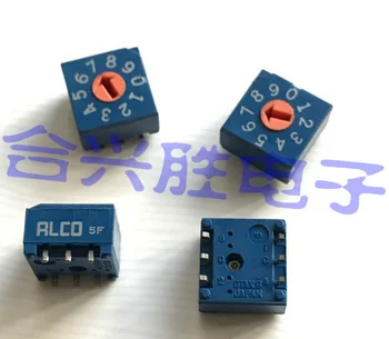 Японски кръпка alco 0-9-завъртане на ключа на набор от 10-битов ключ за кодиране drd10cs обратната код 3: 3 pin