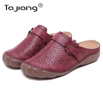 Ta Jiang/ нови европейски и американски джапанки, дамски джапанки в автомобилния стил с нескользящим лък, леки сандали със затворени пръсти на дебела подметка T329-3