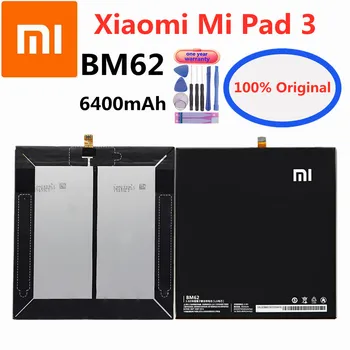 В присъствието на Нов Висококачествен BM62 6400 mah Нов 100% Оригинална Батерия За Xiaomi Mipad3 Pad 3 Pad3 Tablet Bateria 