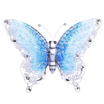 2x Пеперуди Стенен Декор за вътрешни и външни Декорации Многоцветен