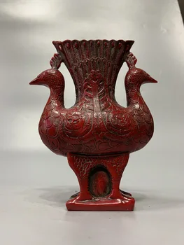 Изискана имитация на червен корал (Shuangfeng. Бутилка вино) декорация на дома