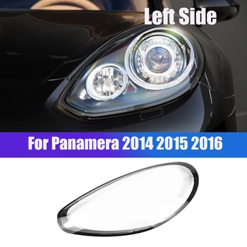 За Porsche Panamera 2014 2015 2016 Капак на Обектива автомобилни Фарове Лампа Обектива На Светлина Капачка на Корпуса на лампата Лява Дясна