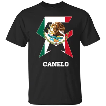Екипът на Канело Алварес Тениска Памучен с Кръгло деколте и Къс Ръкав Мъжка Тениска Нов Размер S-3XL