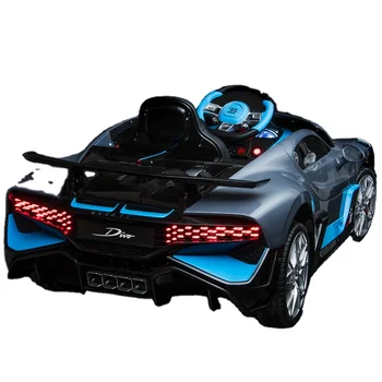 Детски електрически автомобил Bugatti може да седне на хора и на детска играчка кола четырехколесный детски кола с дистанционно управление детски sp Изображение 2