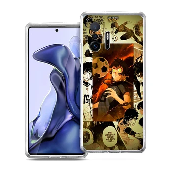 Синият Замък Аниме Мек Прозрачен Калъф За Телефон Xiaomi Mi Poco X3 X4 NFC F3 M3 M4 12 11 Ultra 11T 11X Pro Lite 5G във формата НА Миди Fundas Изображение 2