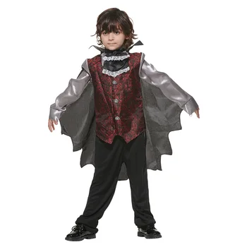 Хелоуин Сценичното Представяне на Играта Детска Градина Деца Обличам Децата на Господин Костюм на Вампир Парти Ролева костюм